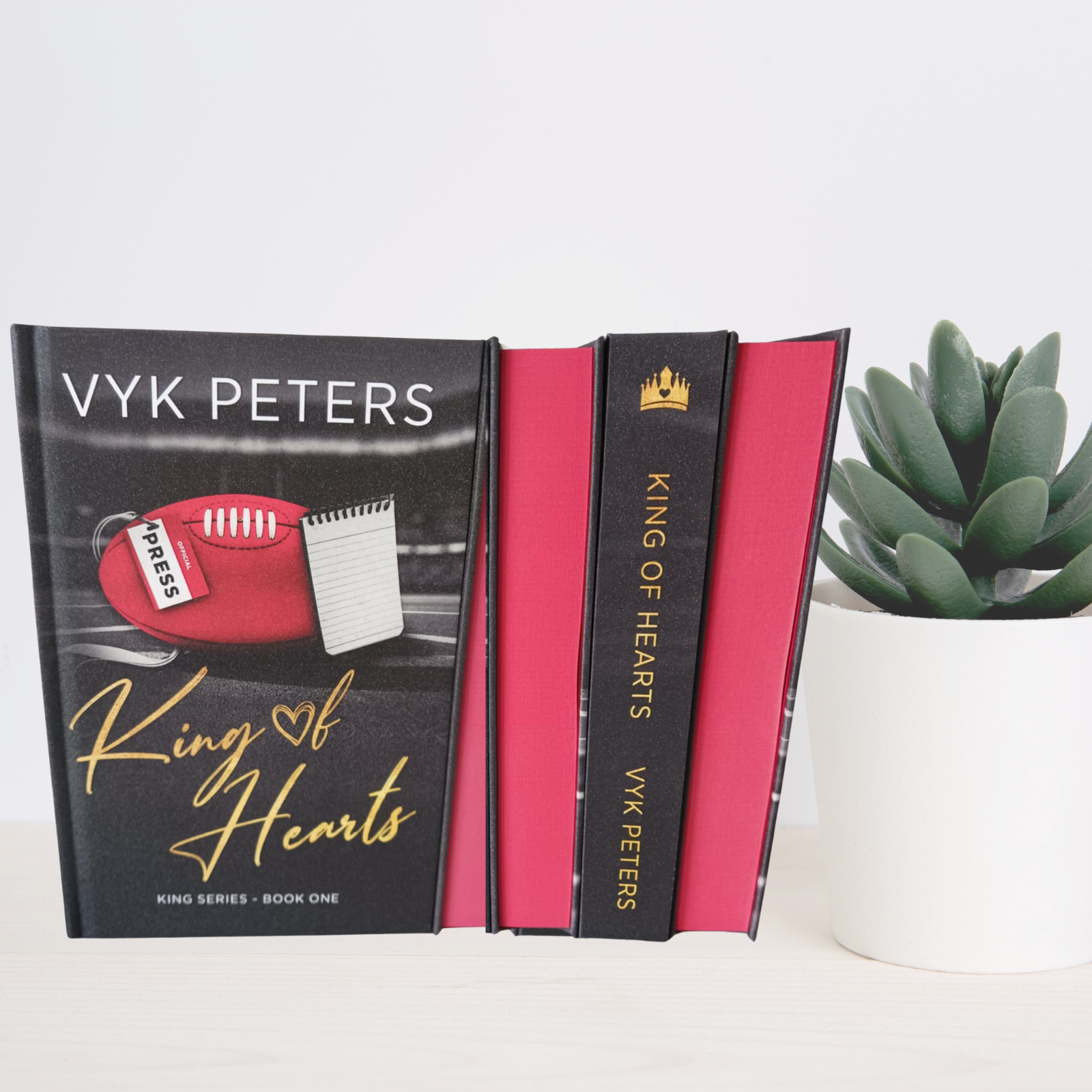 Hardcover - King of Hearts - limited edition sprayed-edge