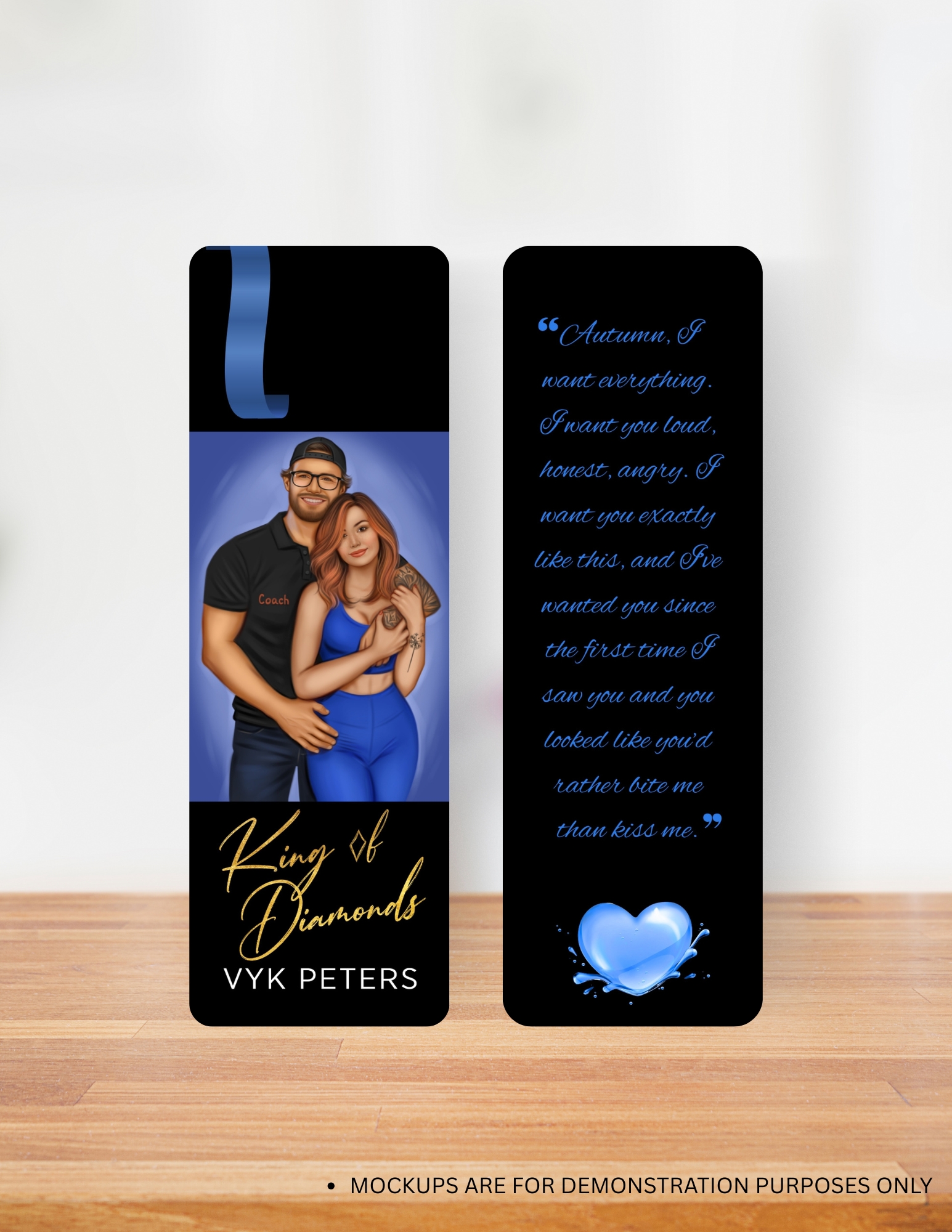 King of Diamonds - Double Sided Bookmark