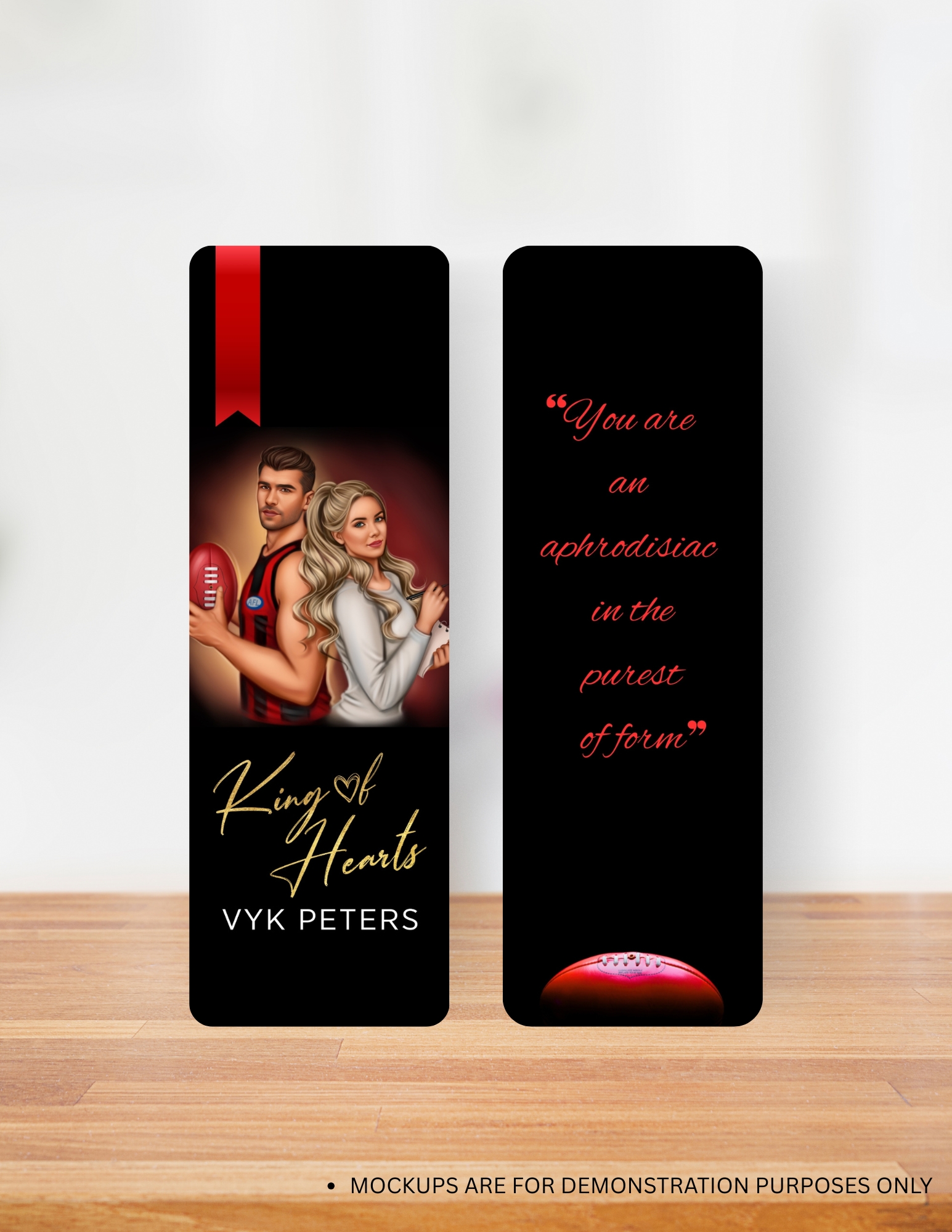 King of Hearts - Double Sided Bookmark