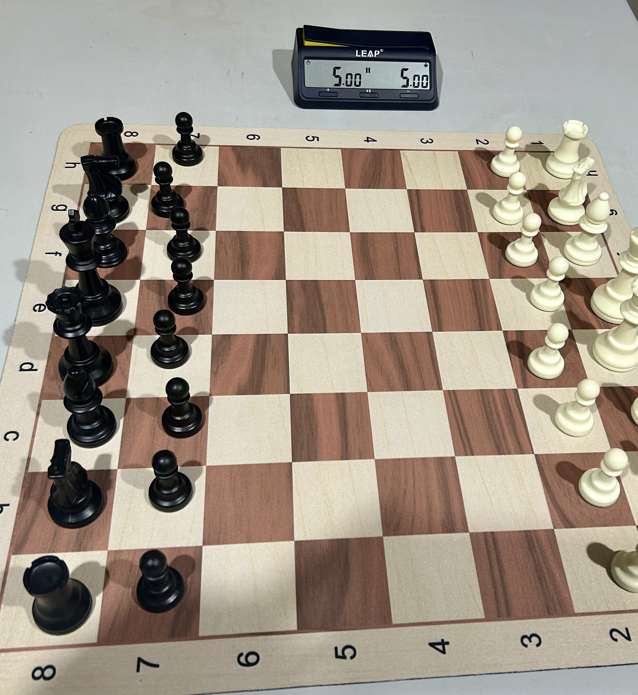 Professional Tournament Chess Set with Professional Chess Clock