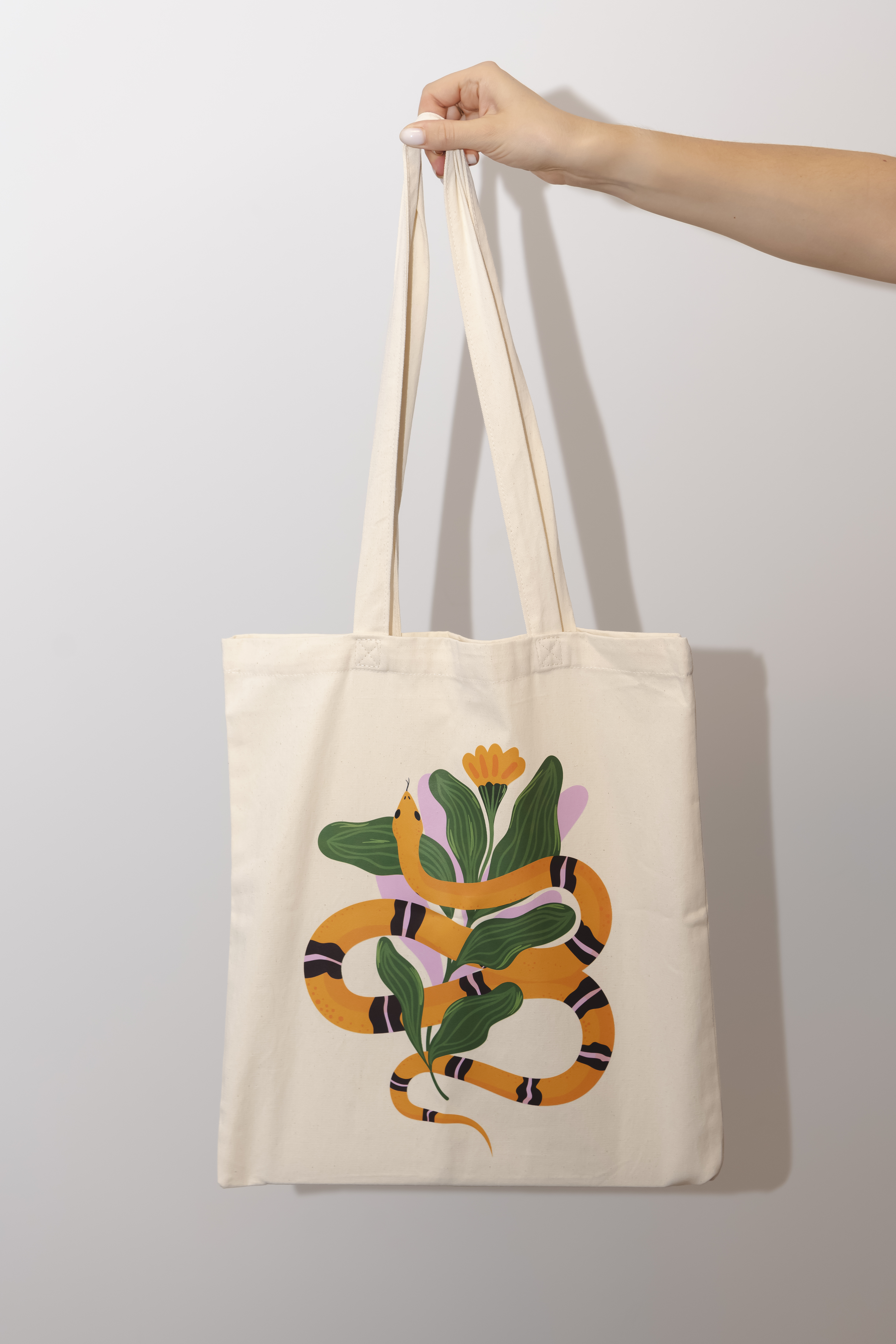 Medžiaginis maišelis "Orange snake"