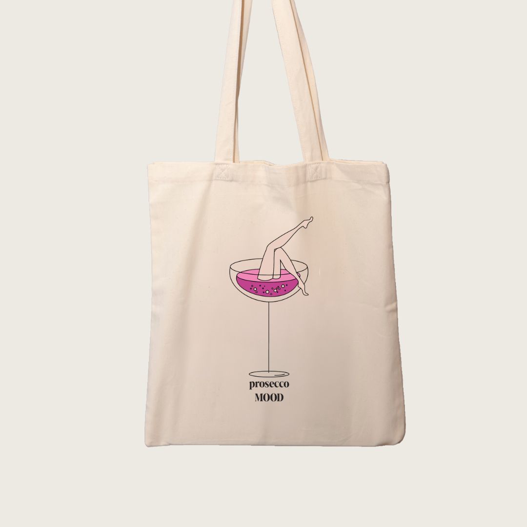 Medžiaginis maišelis "Prosecco mood"