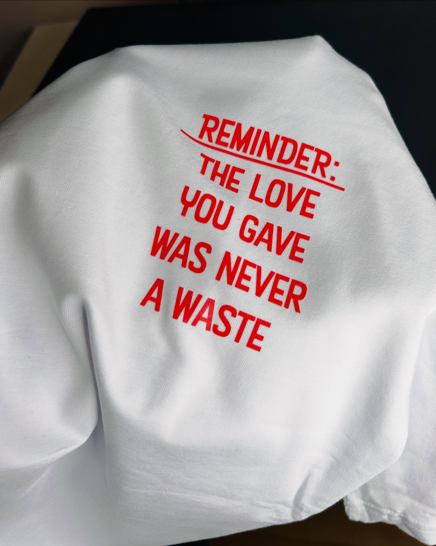 Marškinėliai trumpomis rankovėmis "Reminder"