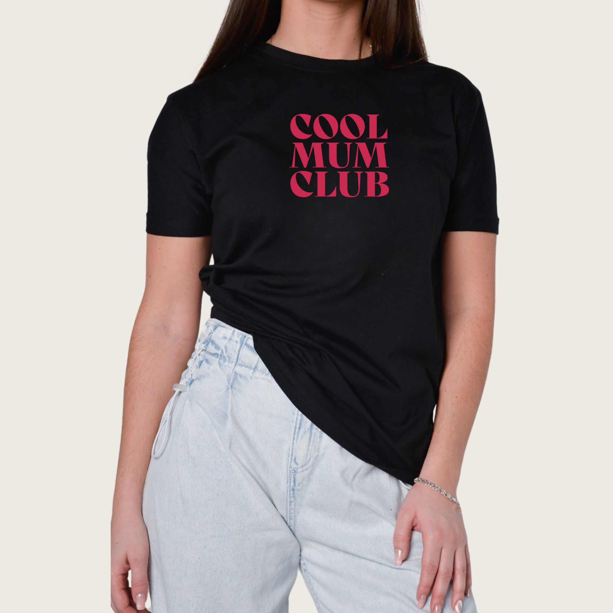Marškinėliai trumpomis rankovėmis "Cool mum club"