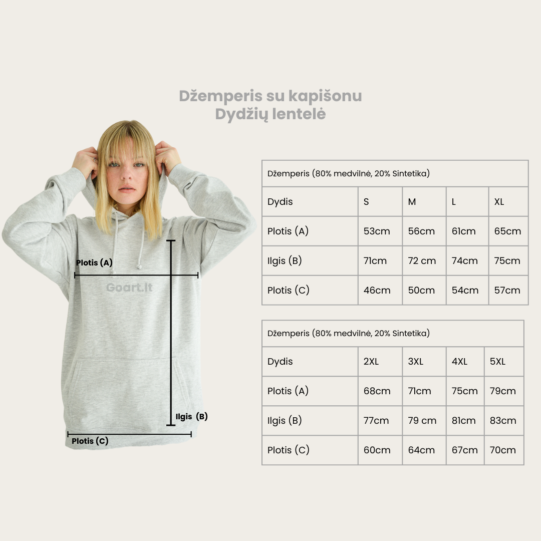 Džemperis su kapišonu "Boring baby" 