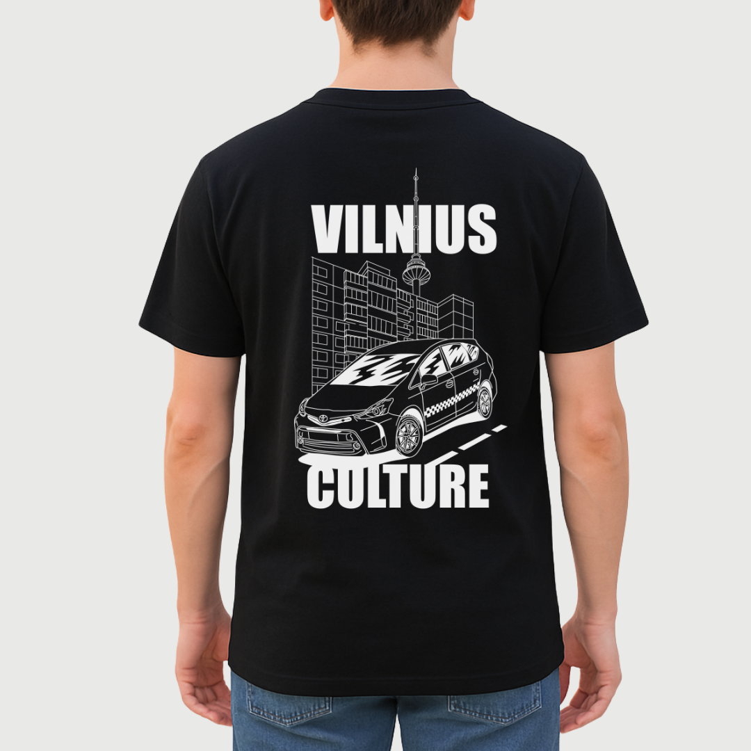 Marškinėliai trumpomis rankovėmis "Vilnius Culture" 