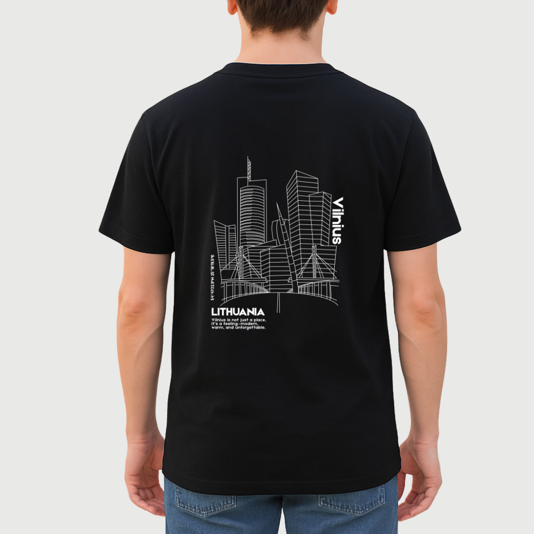Marškinėliai trumpomis rankovėmis "Vilnius city" 