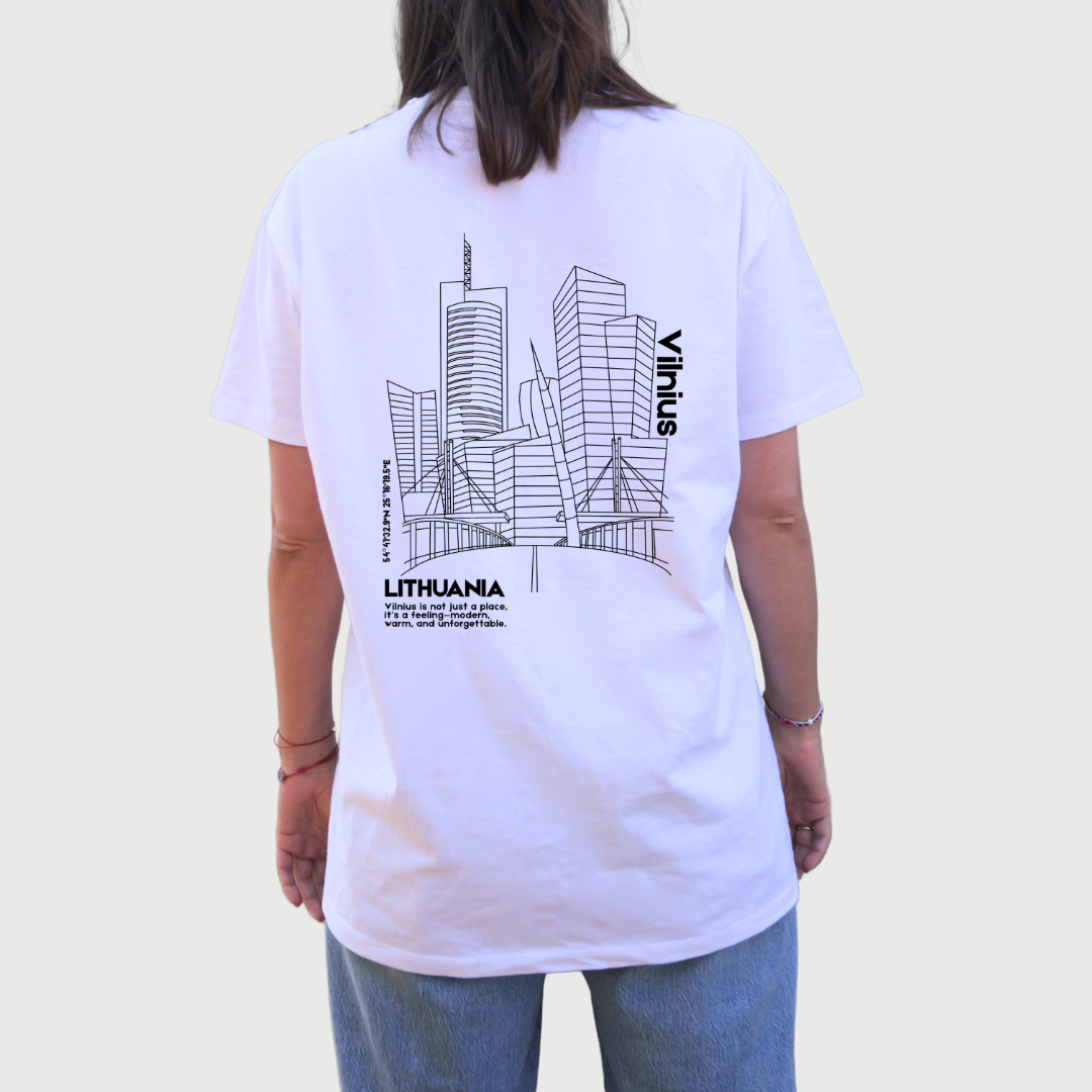 Marškinėliai trumpomis rankovėmis "Vilnius city" 