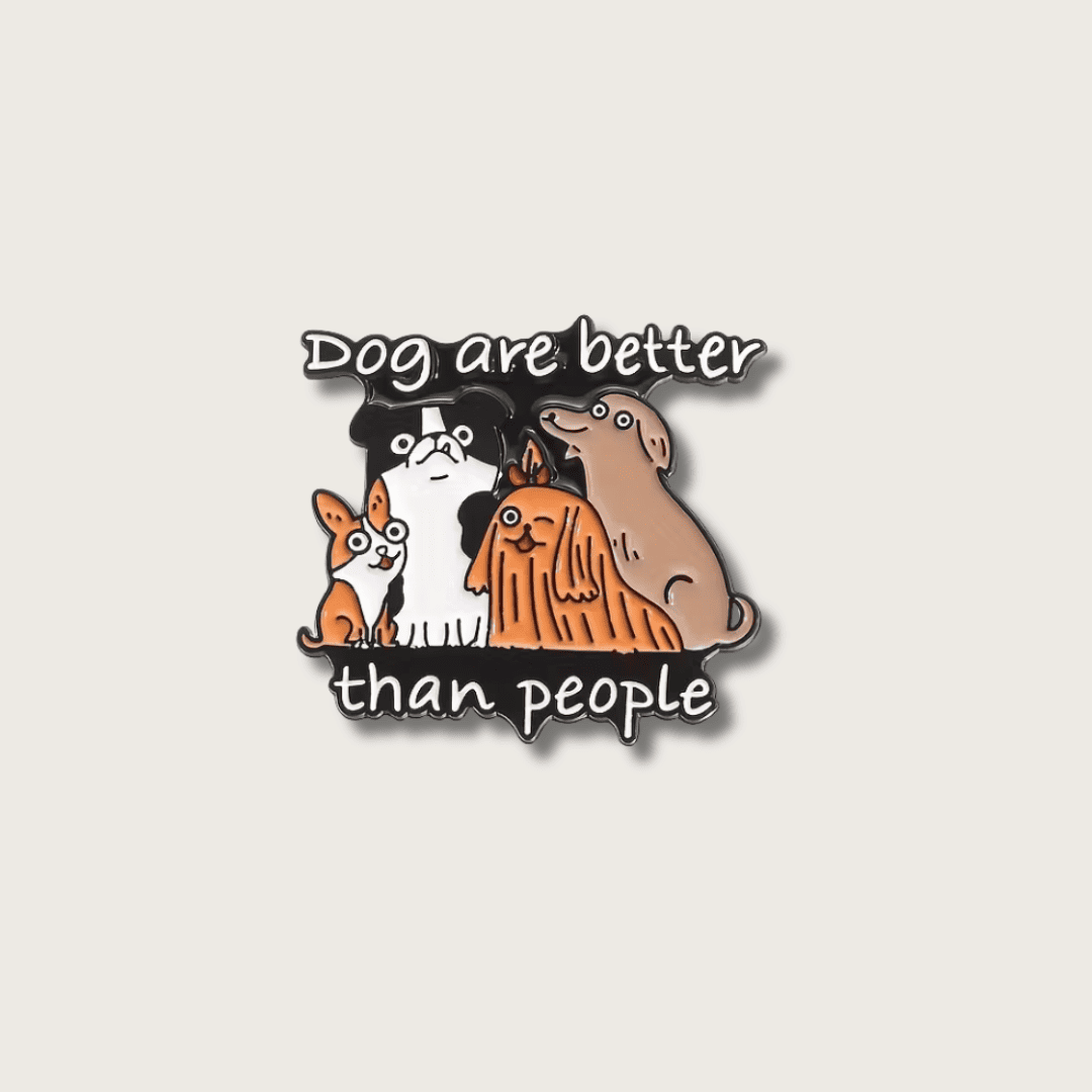 Ženkliukas "Dog are better than people"