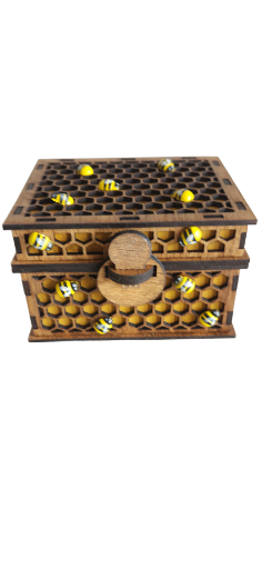 Wooden Bee Box 
