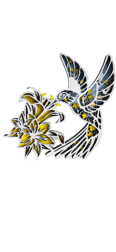 5 Layer Humming bird Ornament (Personalised)