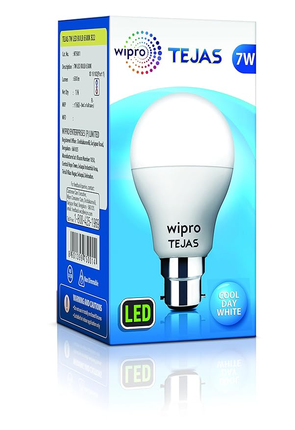 Wipro Tejas 7W LED Bulb