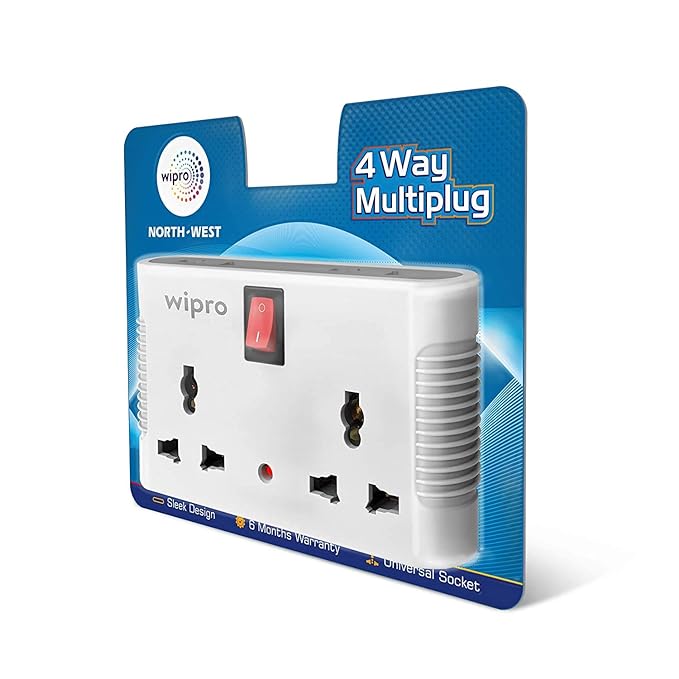 Wipro 4 Way Multi Plug