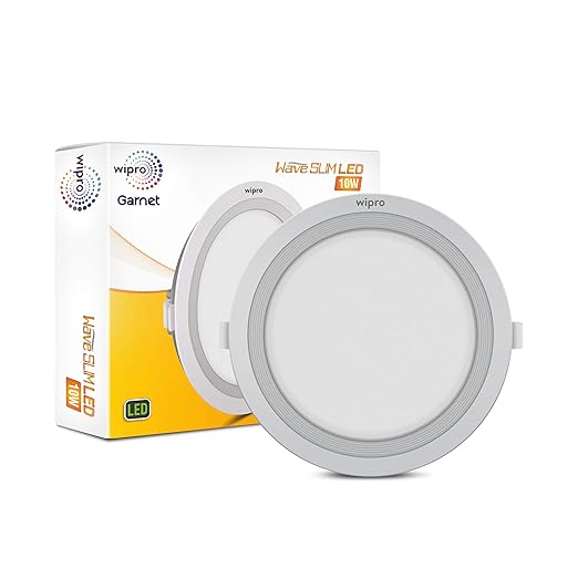 Garnet Wave Slim Led 10Wt Round Cool Day White/Warm White(yellow)/Natural White