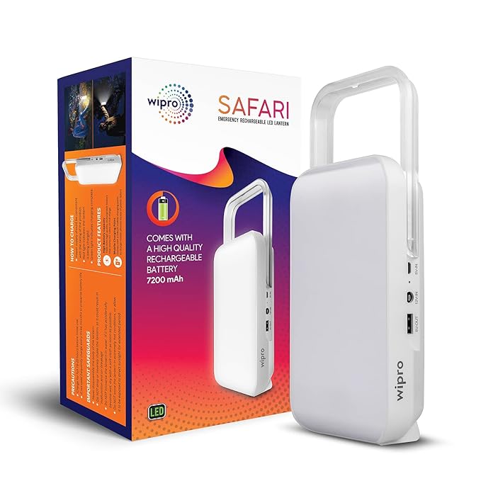 Wipro Safari Rechargeable LED Lantern