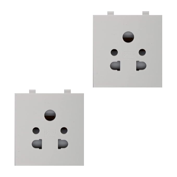 ANCHOR 13/10/6 A 240 V Polycarbonate Roma Combi Socket 
