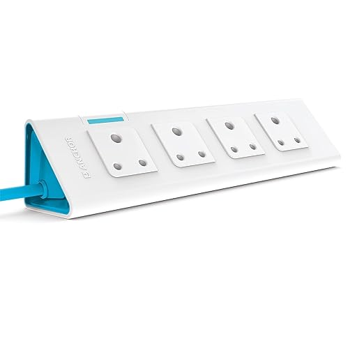 Anchor 4 Way Extension Board Socket with Single Switch 4 Way Socket with 1.5 Mtr Extension Cord 22061