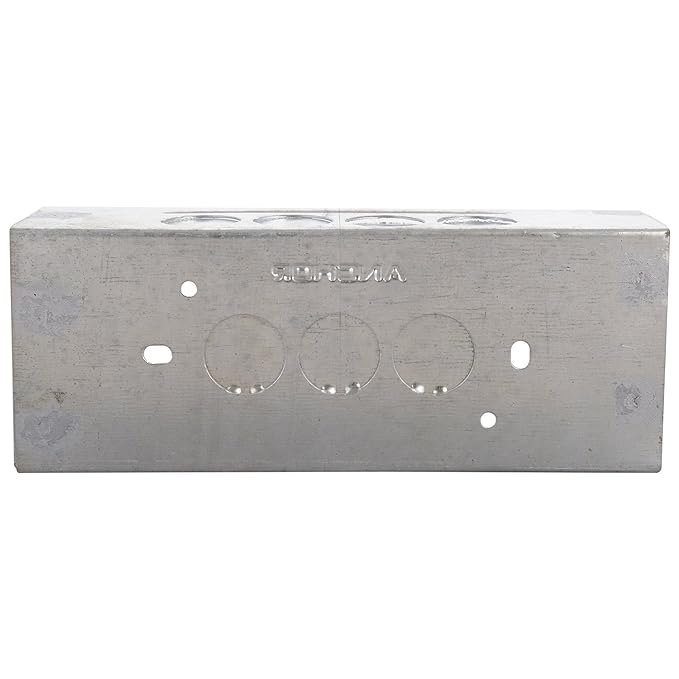 Anchor 21463 Metal GI Box Roma 6 Module, Silver