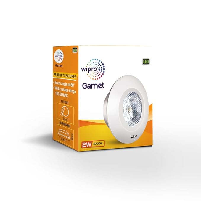 Wipro Garnet 2W Spot Light Pink 