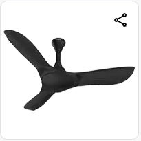 Polycab Silencio Cruiser Prime - Matt Black-1200 MM
