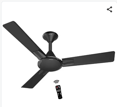 POLYCAB Elanza NEO BLDC-Midnight Black-1200 MM