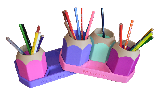Ensemble "Pot à crayons"