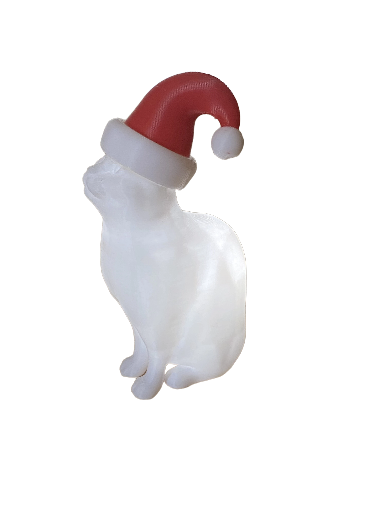 Figurines de chats de Noël