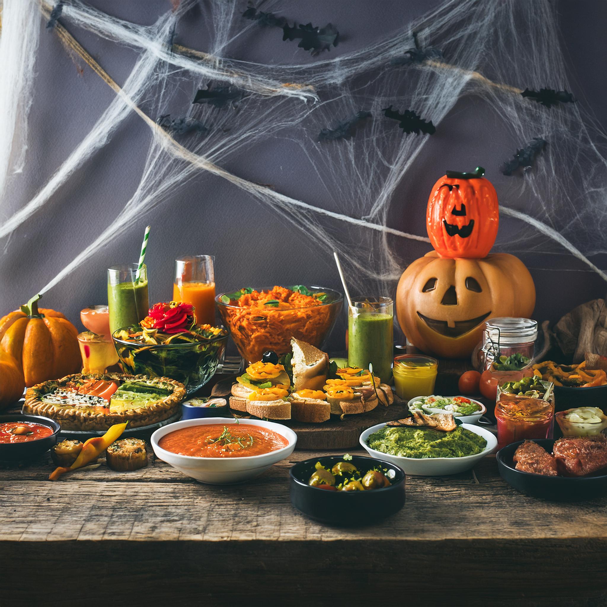 Festa Halloween - área vip + open food temático 