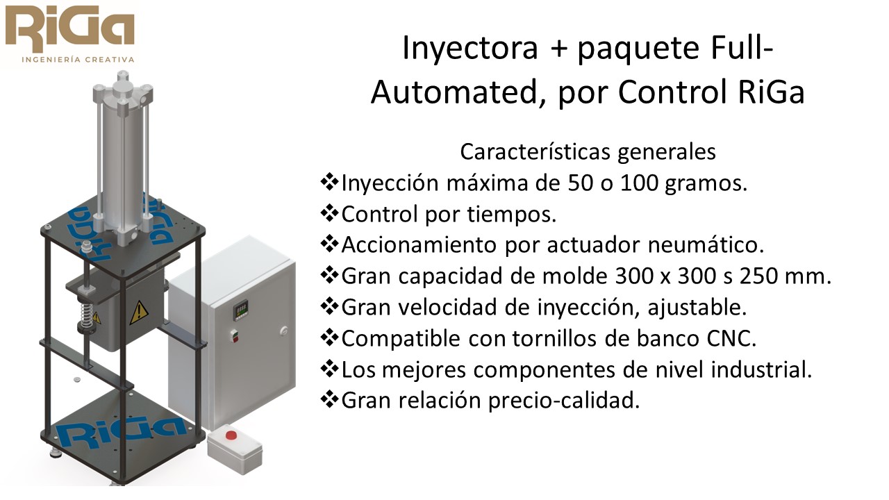 Inyectora Automática con Control RiGa