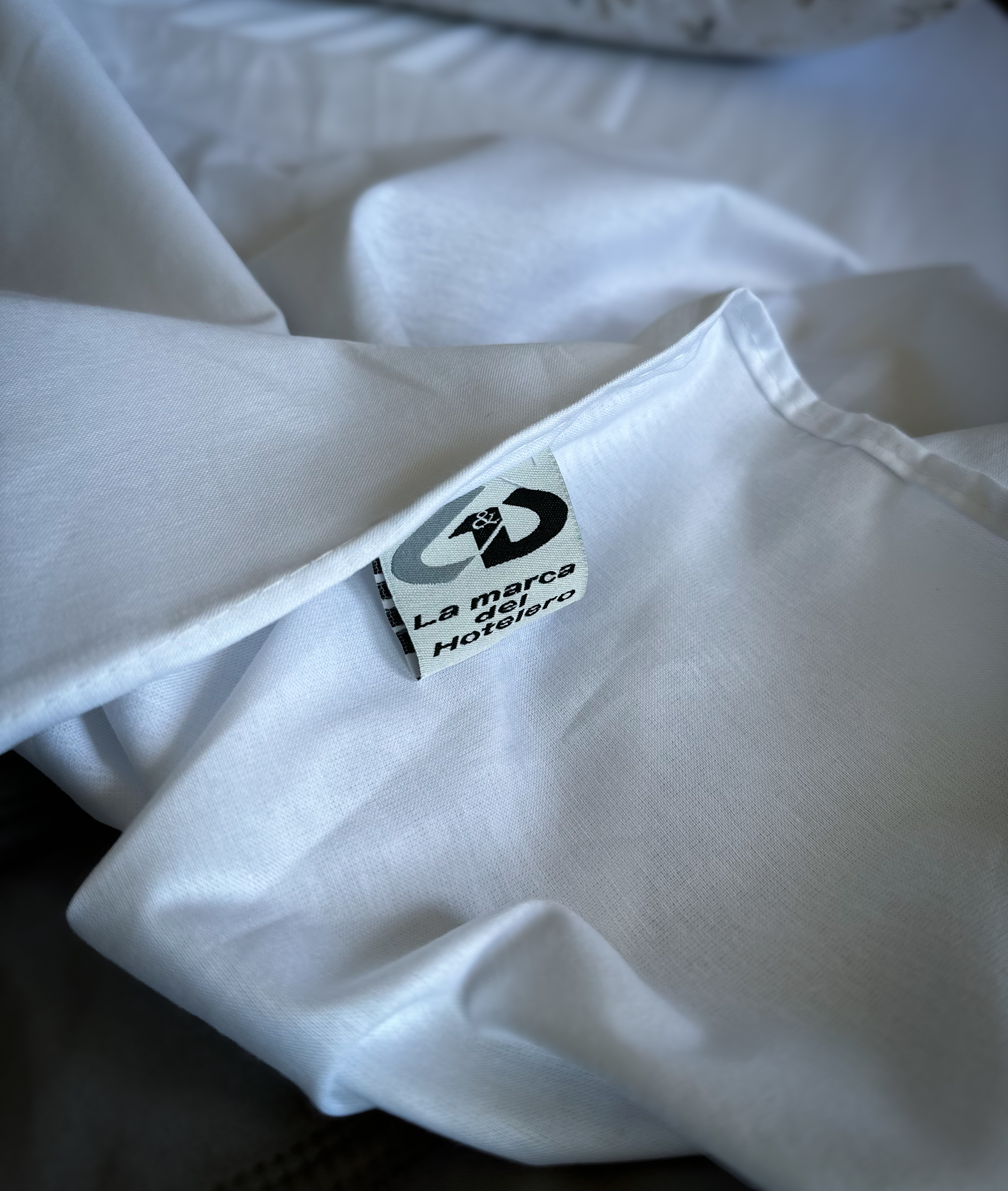 Juego de sábanas blancas - Percal 180 hilos 