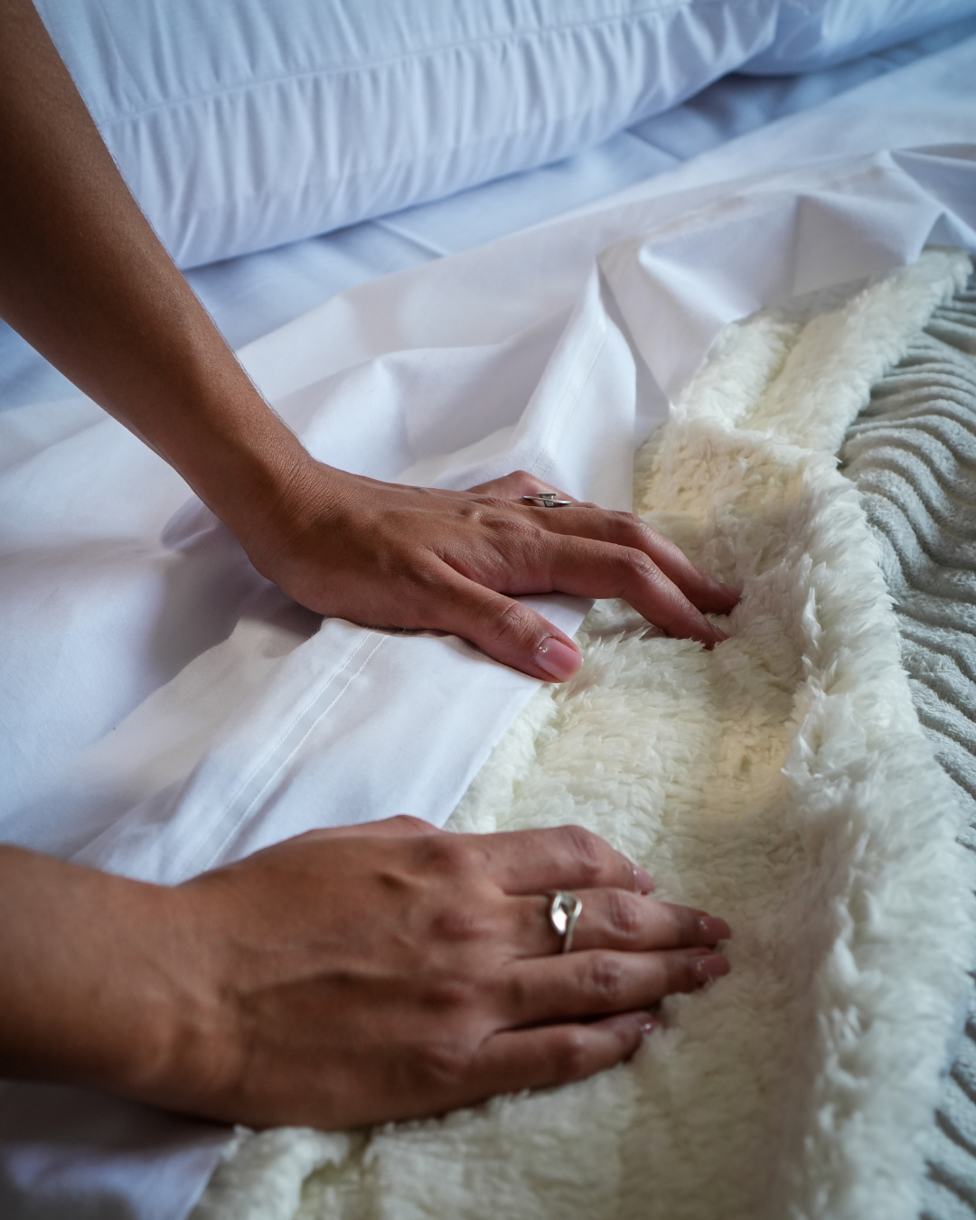 Frazada con corderito