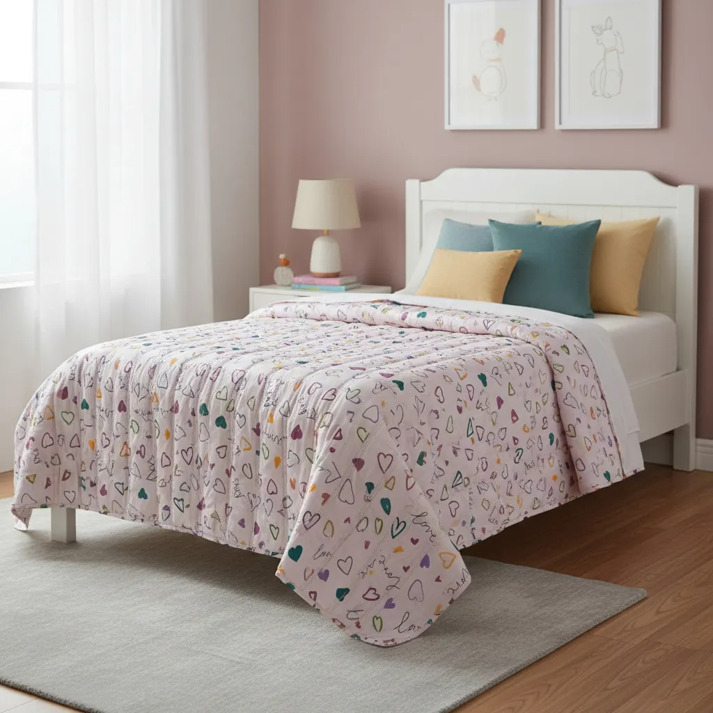 Cover reversible de verano - Diseños infantiles estampados