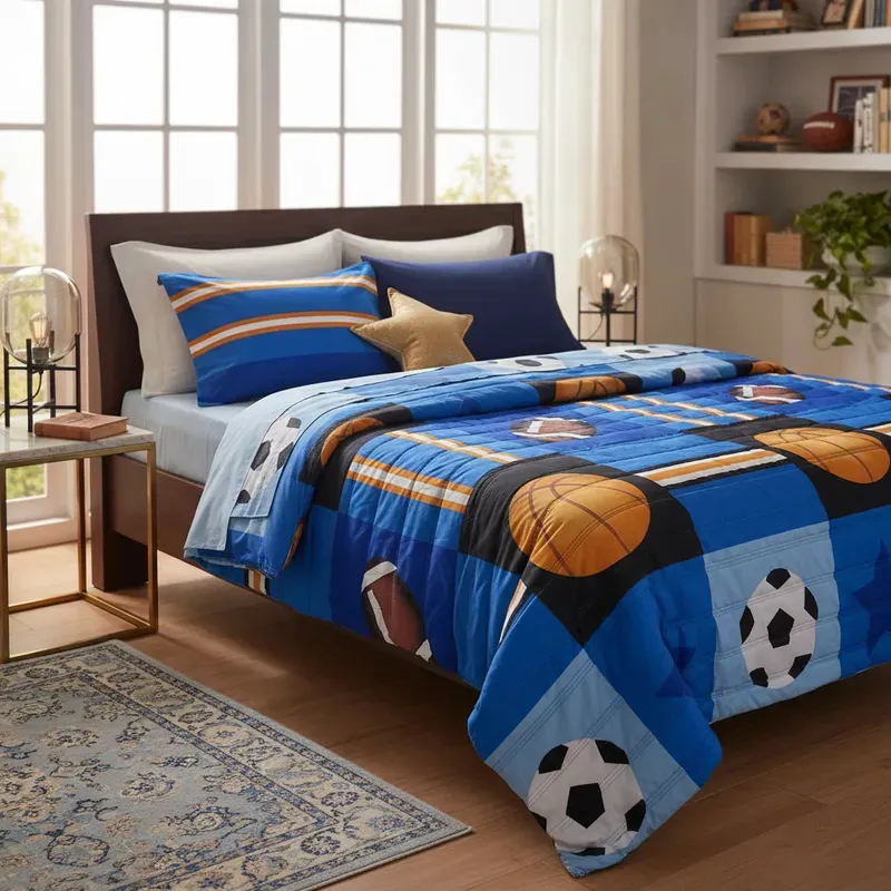 Cover reversible de verano - Diseños infantiles estampados