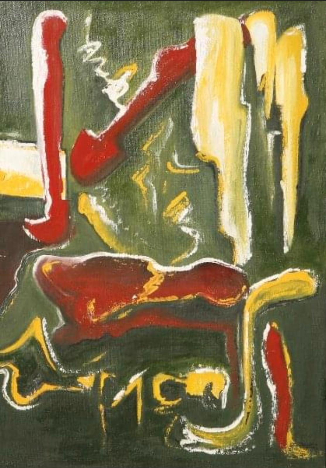 Soyut Resim Tablosu 70x100 cm