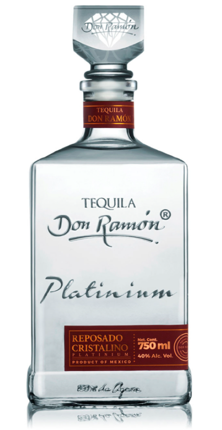 Tequila Don Ramón Platinum Reposado Cristalino