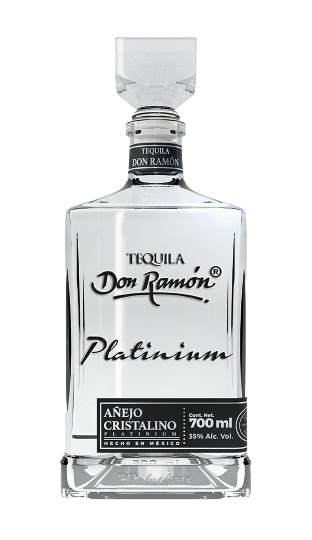 Tequila Don Ramón Platinum Añejo Cristalino