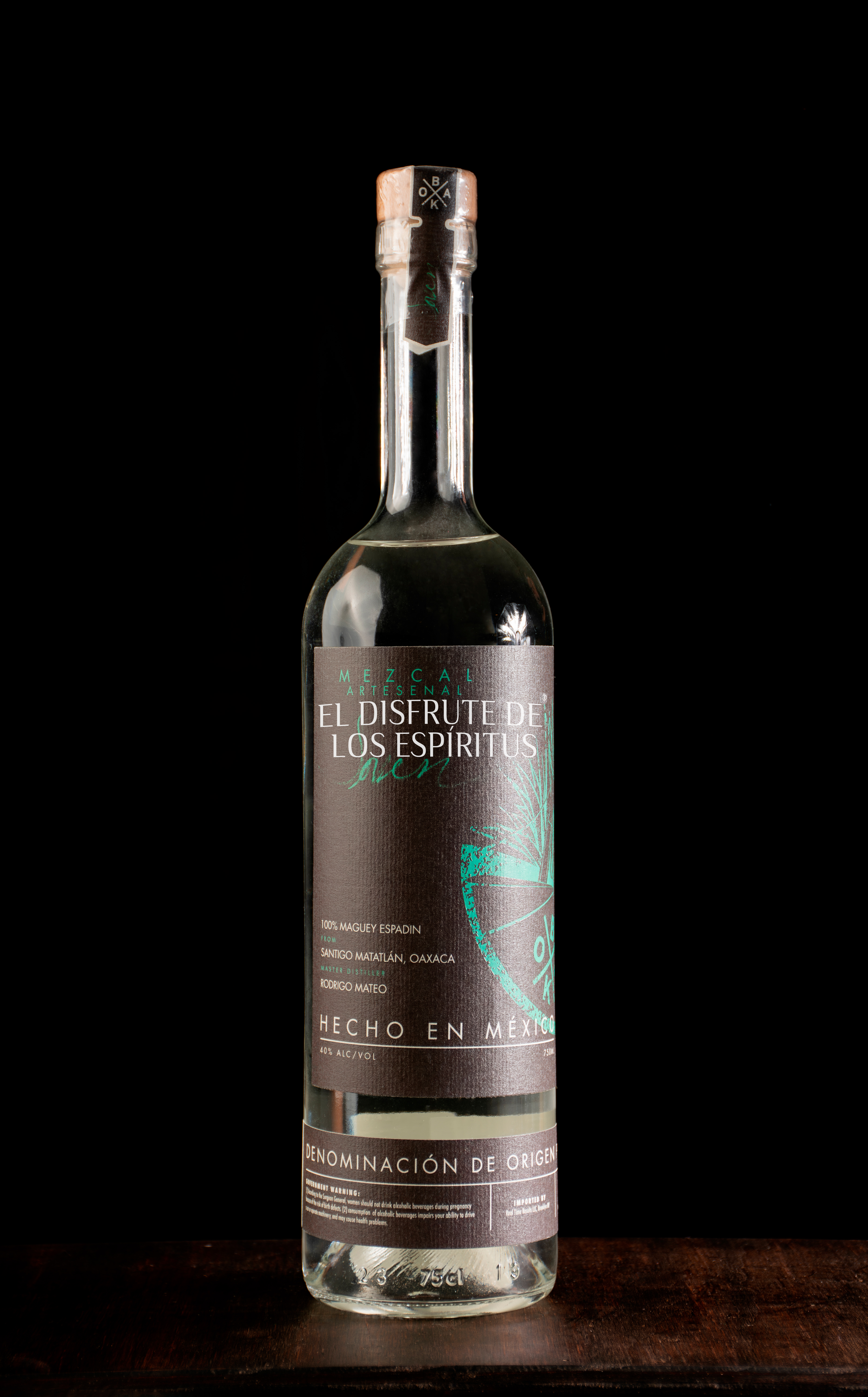 Mezcal El Disfrute de los Espíritus Mezcal Joven