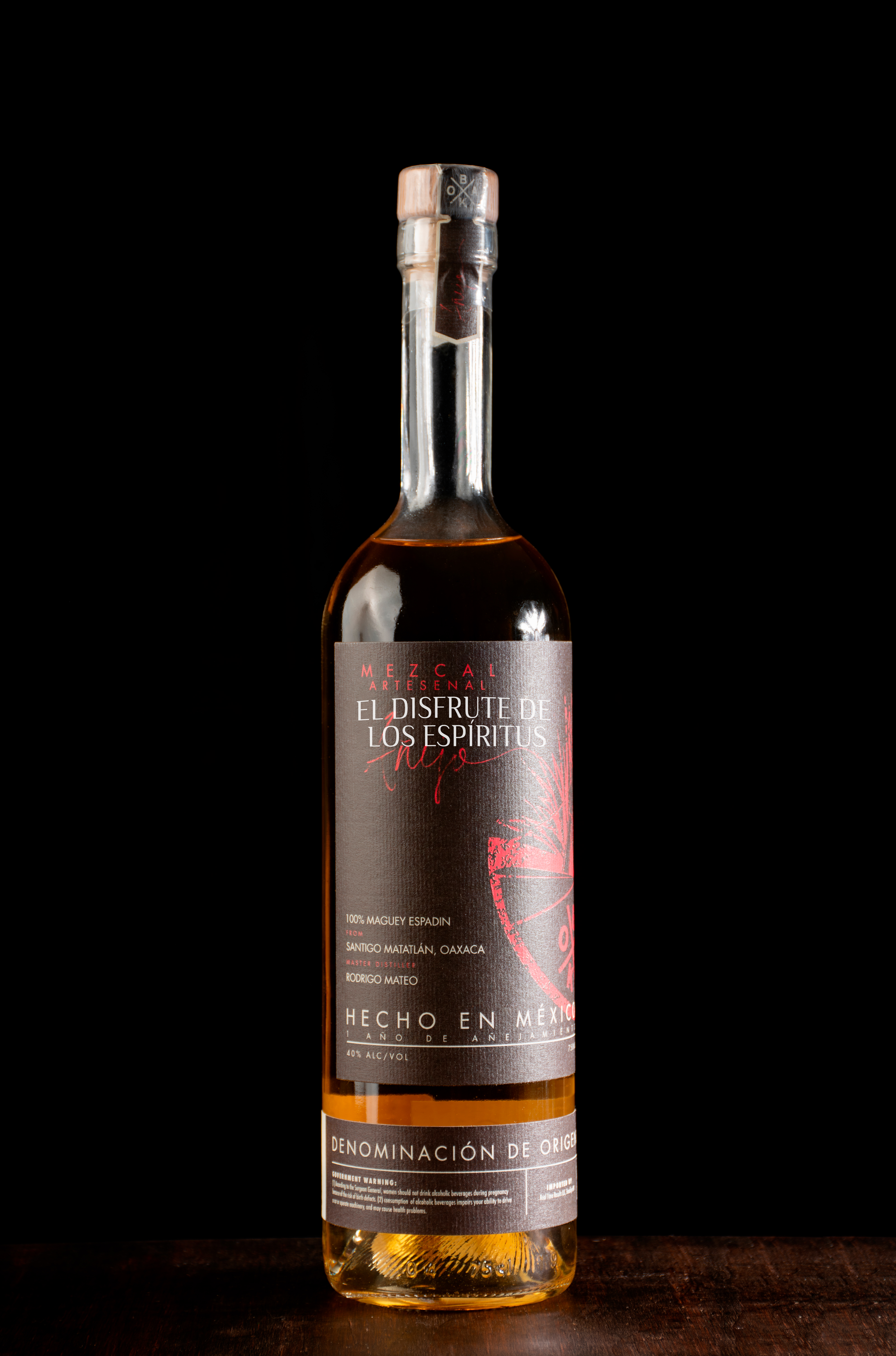 Mezcal El Disfrute de los Espíritus Añejo