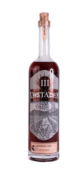 Tequila Tres Distales blanco de café 