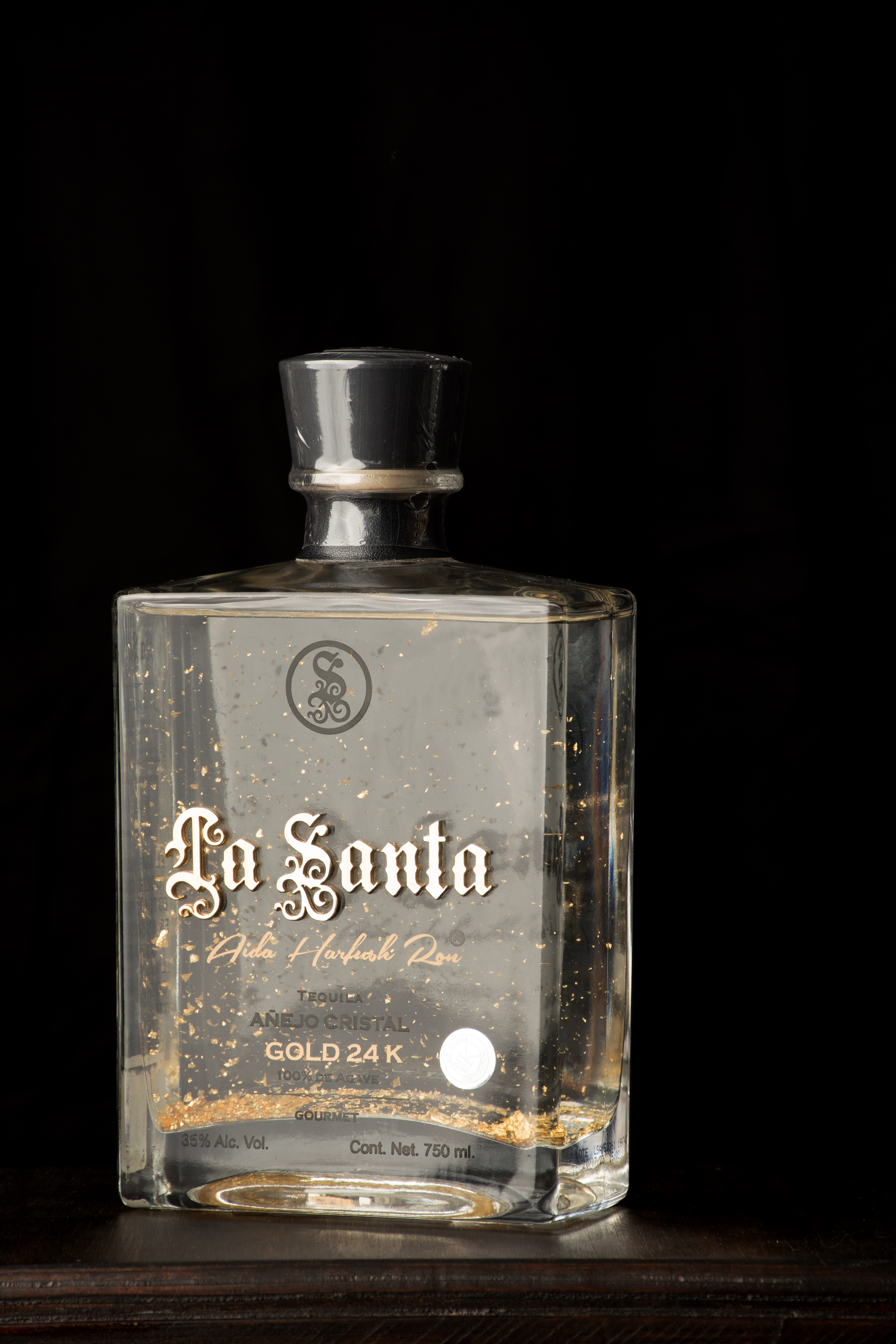 Tequila Añejo Cristal Gold 24K