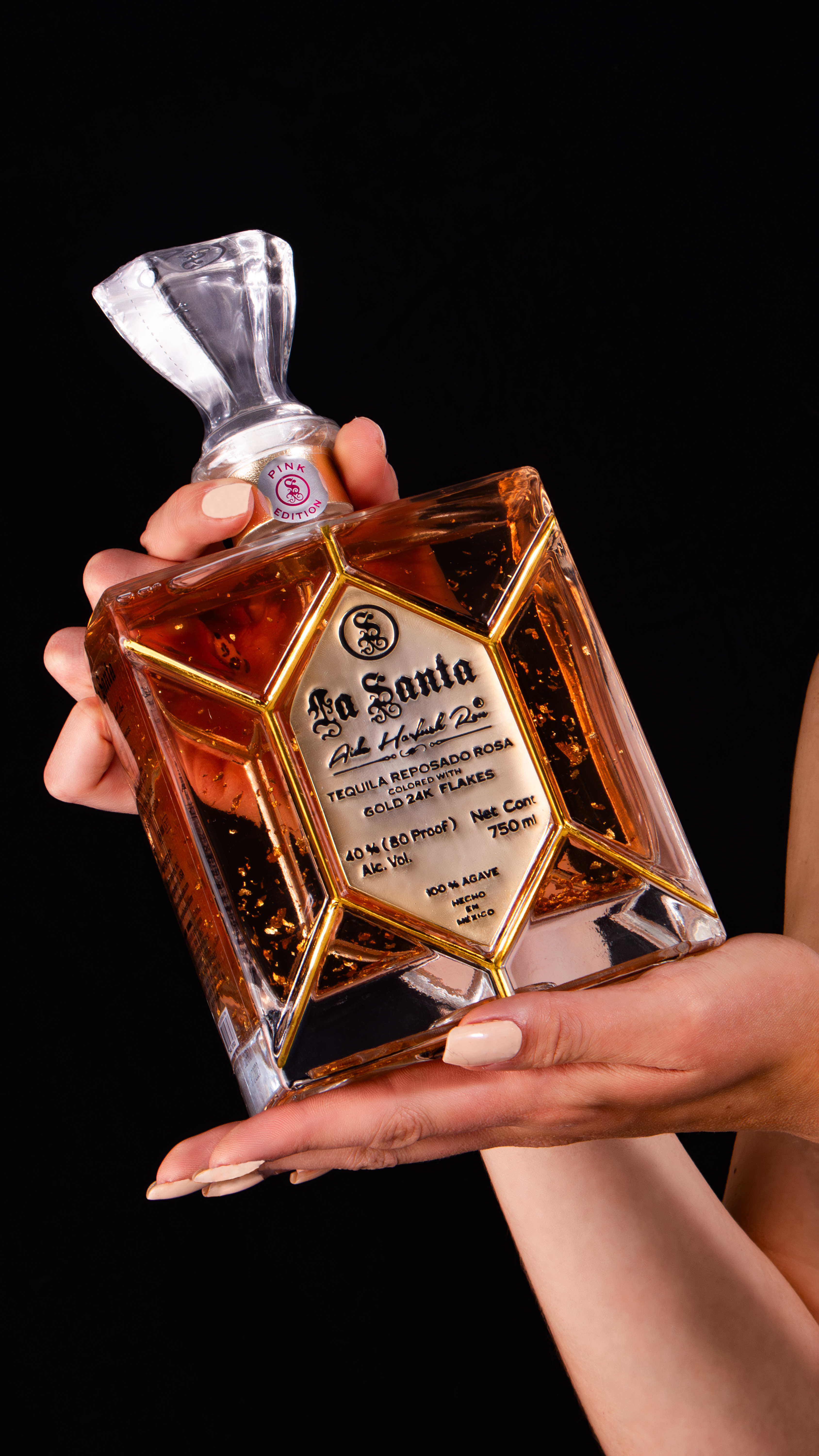 Tequila Añejo Cristal Gold 24K