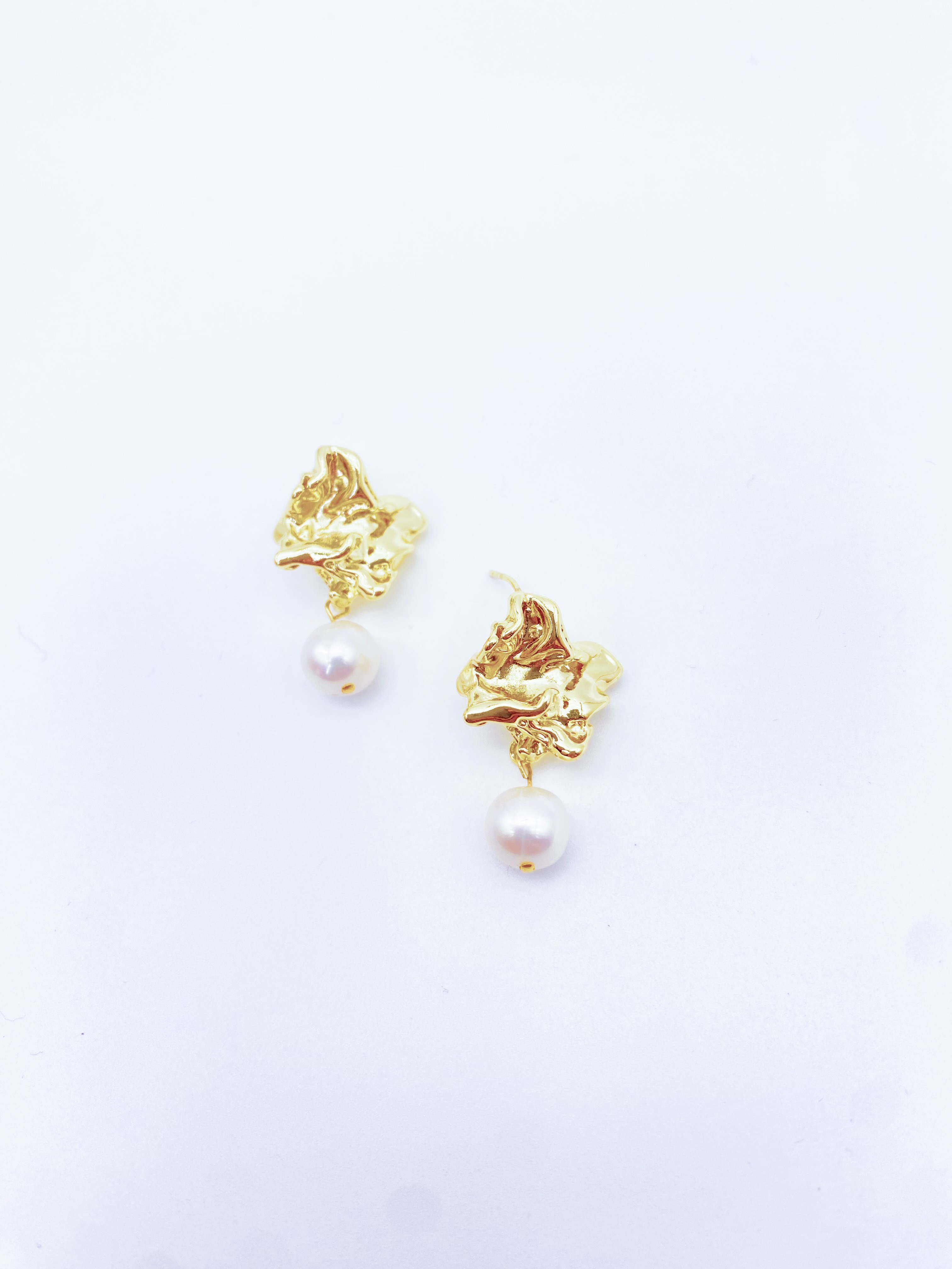 Boucles d'oreilles avec perles