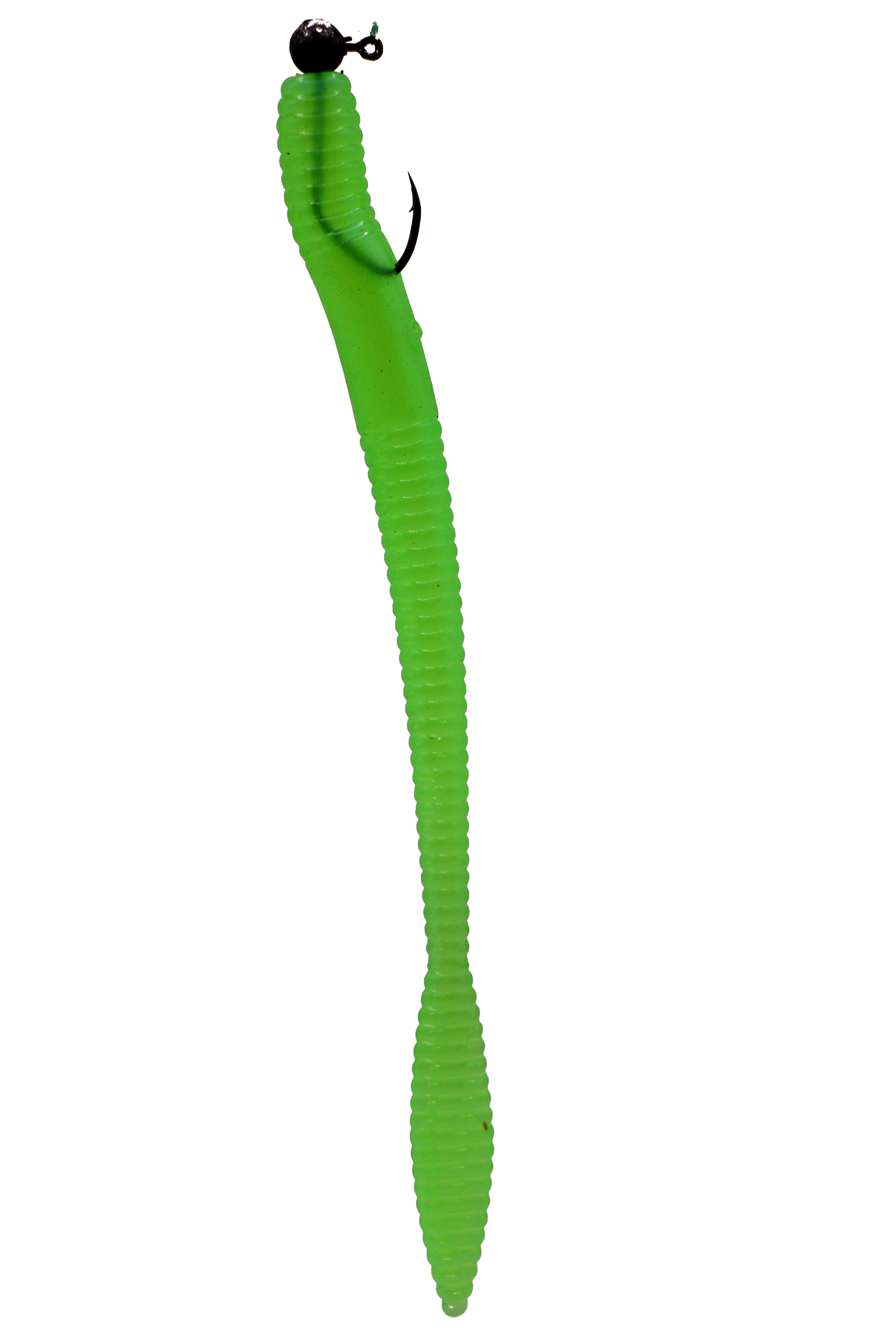 Ribbed Paddle Tail Worm - Fishing Lure