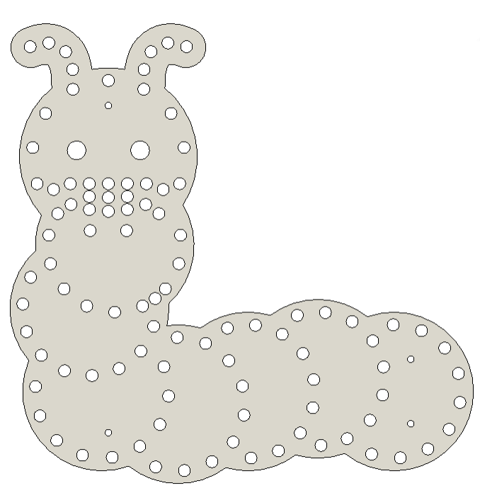 Caterpillar-Coroplast