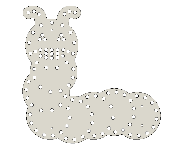 Caterpillar-Coroplast