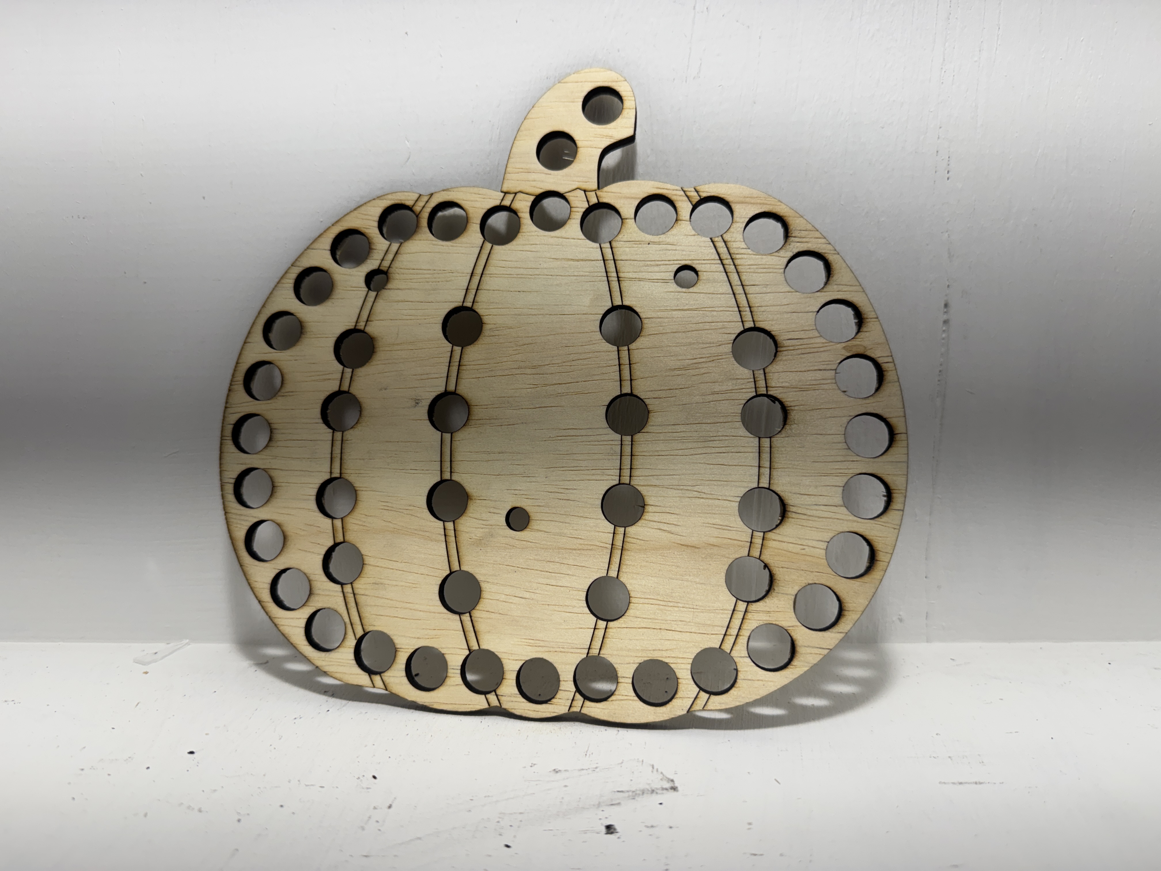 Wooden Gnome Pumpkin