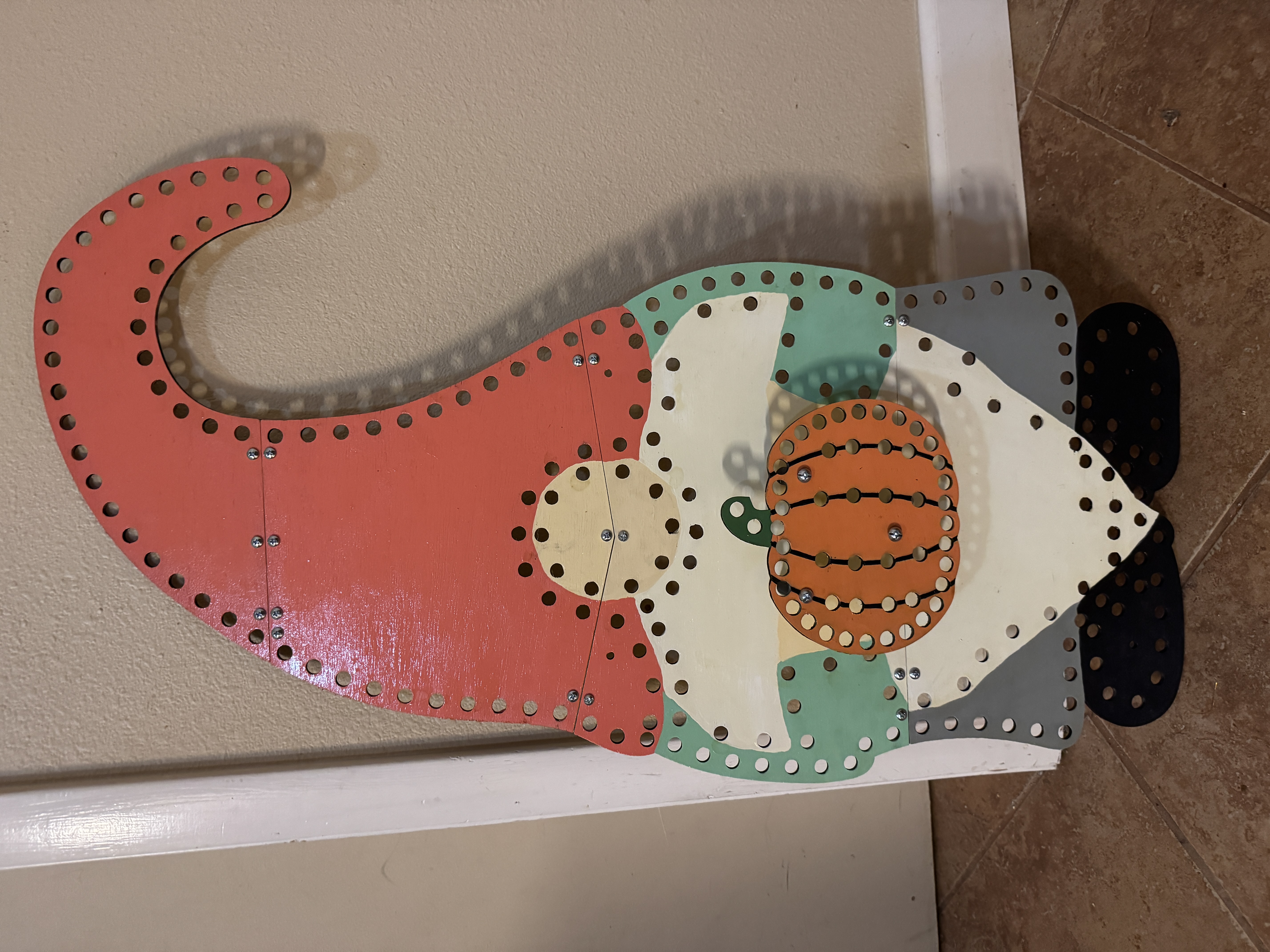  Wooden Gnome Pumpkin