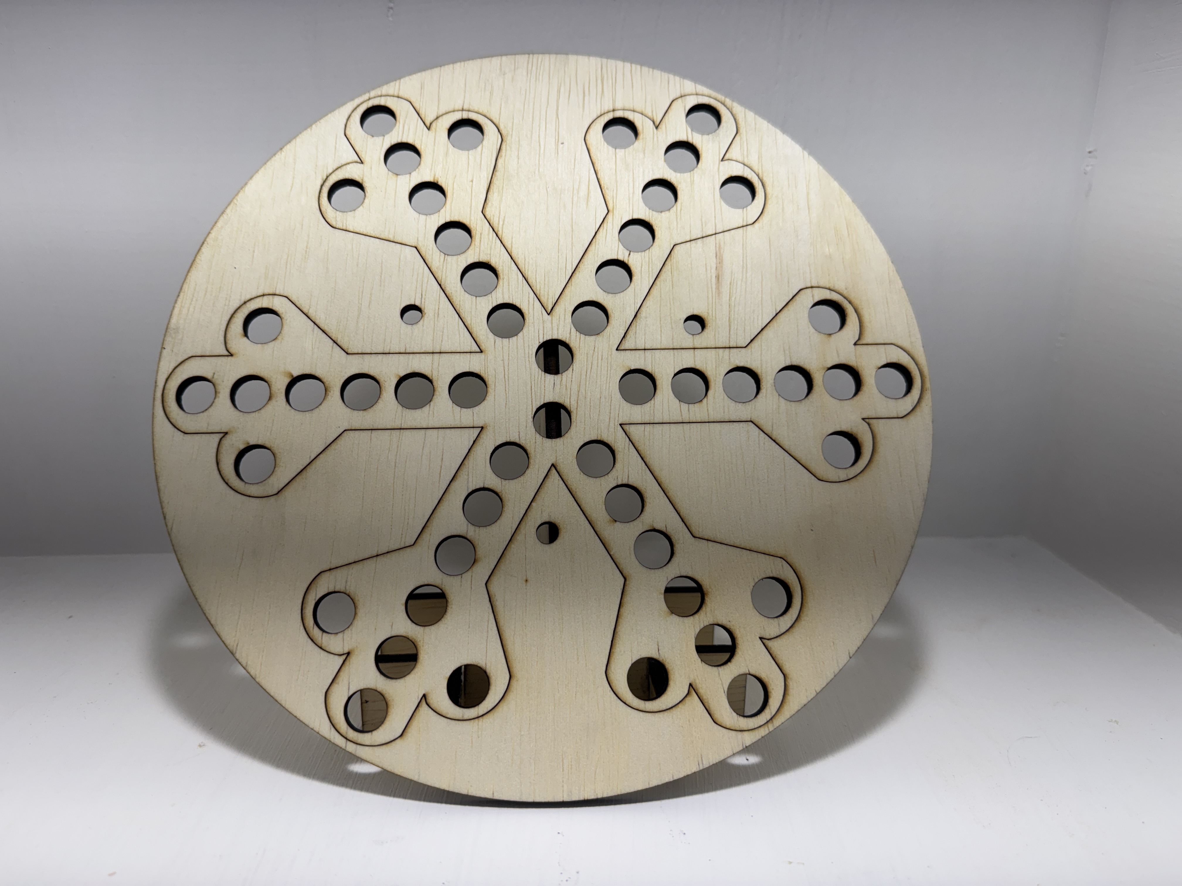 Wooden Gnome Snowflake