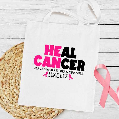 Heal Cancer Tote Bag