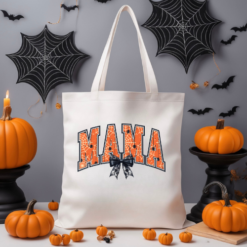 MAMA Halloween-Themed Tote Bag